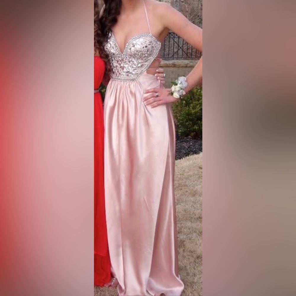 Mignon Pink Prom Dress